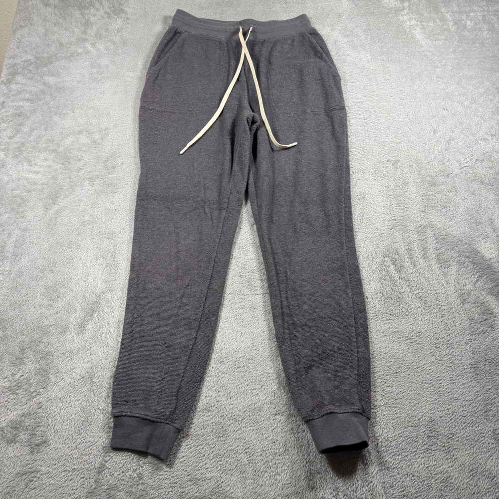 Outerknown Hightide Sweatpants Women XS Gray Organic Cotton Terry Joggers
